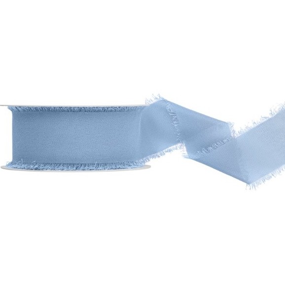 Stuha �if�nov� modr� 4cm/10m