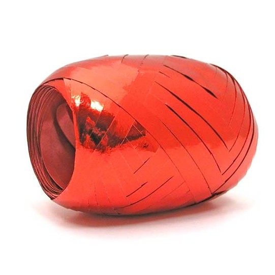 Stuha v�zac� metalick� �erven� 20m