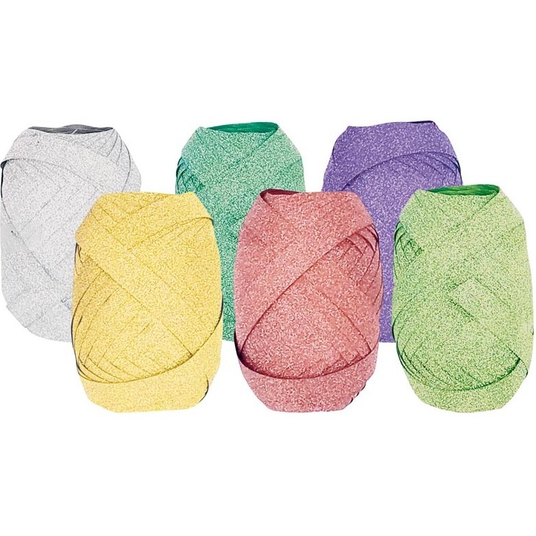 Stuha v�zac� soft glitr 20m MIX