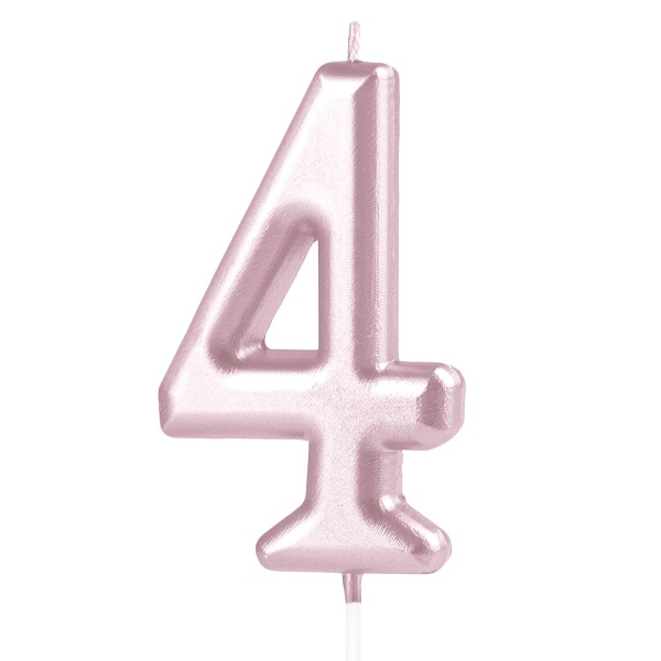 Sv��ka dortov� ��slice 4 Rose Gold 10 cm
