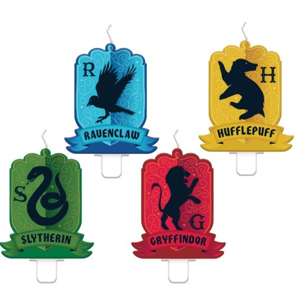 Sv��ky se znaky Harry Potter 2,2 x 3 cm 4 ks