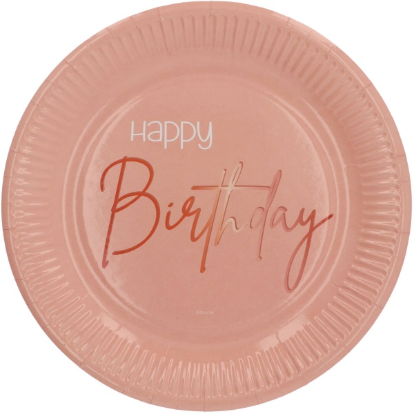 TAL��E pap�rov� HB Elegant Lush Blush 23cm 8ks