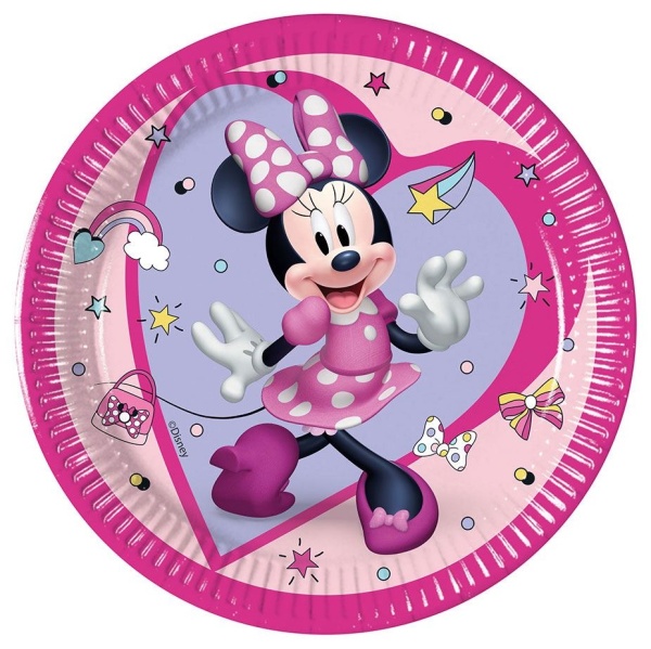 TAL��KY pap�rov� Minnie Junior 20 cm 8 ks