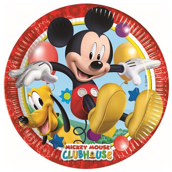 TAL��KY pap�rov� Playful Mickey 23cm 8 ks