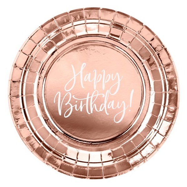 TAL��KY pap�rov� Rose gold HB 18cm 6ks