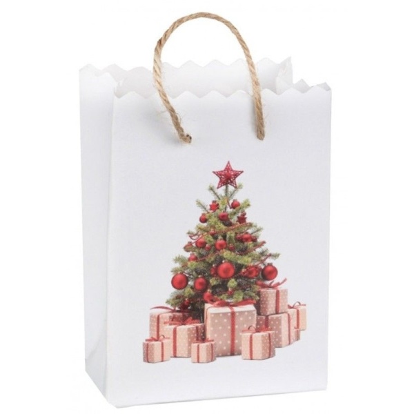 TA�TI�KA d�rkov� pap�rov� Strome�ek �erven� 6x3x9cm 6ks