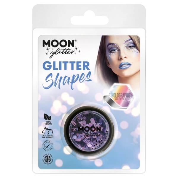 T�PYTKY Glitter Shapes holografick� fialov�