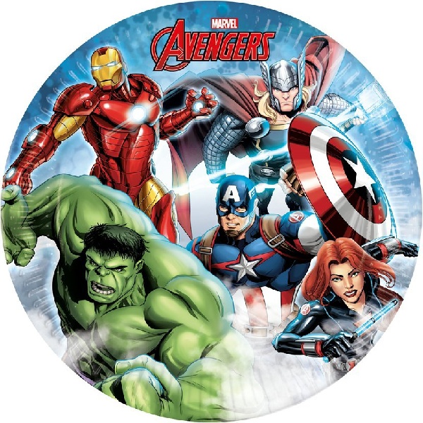Tal��e EKO pap�rov� Avengers 23 cm 8 ks