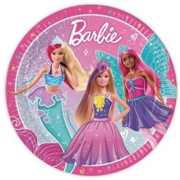 Tal��e pap�rov� Barbie Fantasy 23 cm 8 ks