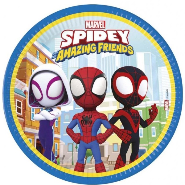 Tal��e pap�rov� Spidey a kamar�di 23 cm 8 ks