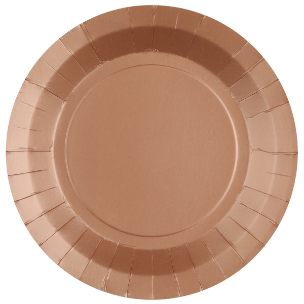 Tal��e pap�rov� bronzov� 22,5 cm 10 ks