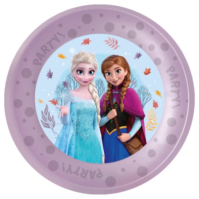 Tal��e plastov� znovupou�iteln� Frozen II 21 cm 4 ks