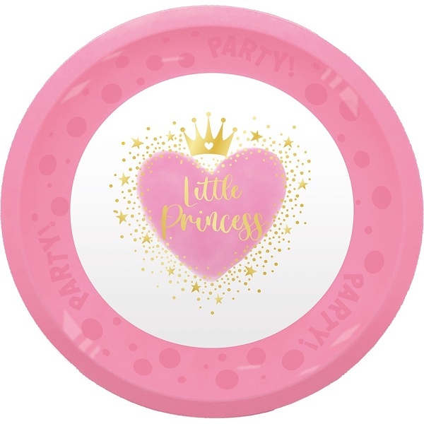Tal��ek plastov� opakovan� pou�iteln� My Little Princess 21cm 4ks