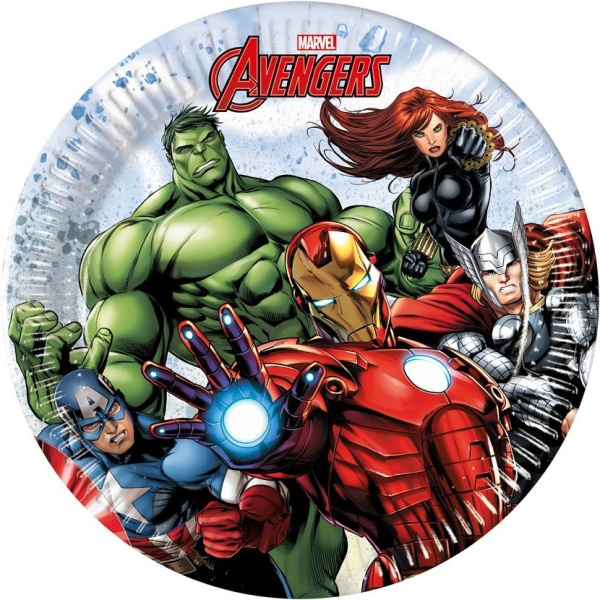 Tal��ky pap�rov� Avangers 20 cm 8 ks