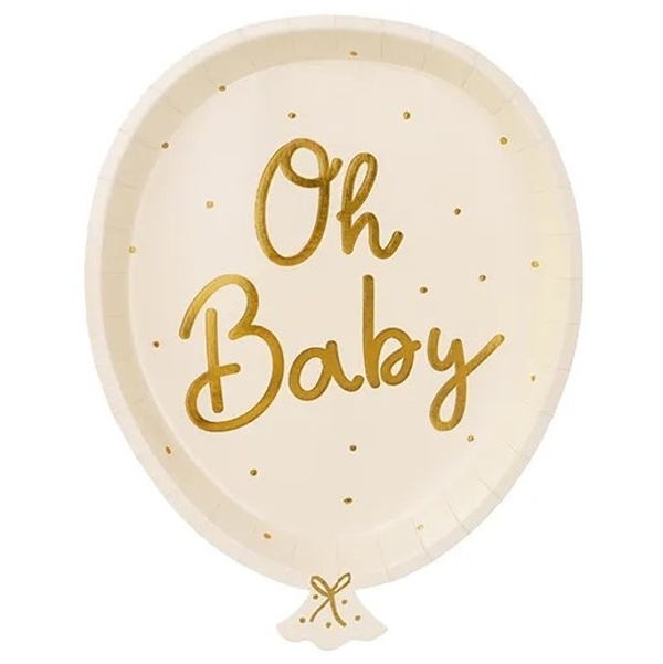 Tal��ky pap�rov� Bal�nek Oh Baby 17,5 x 22 cm 6 ks