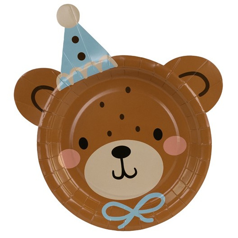 Tal��ky pap�rov� Medv�dek 21x23 cm 6 ks
