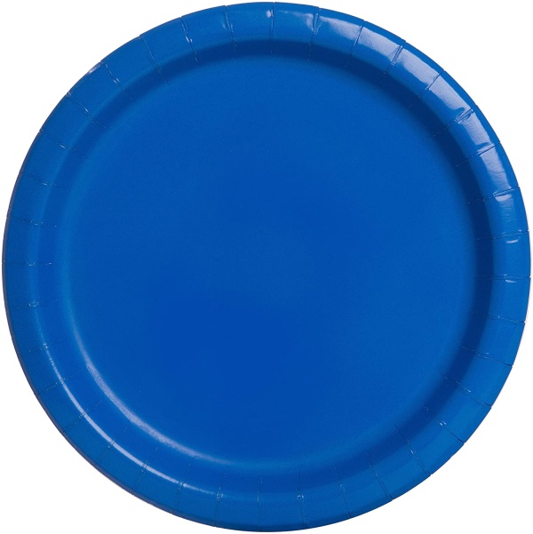 Tal��ky pap�rov�, kr�lovsky modr� 23 cm, 8 ks