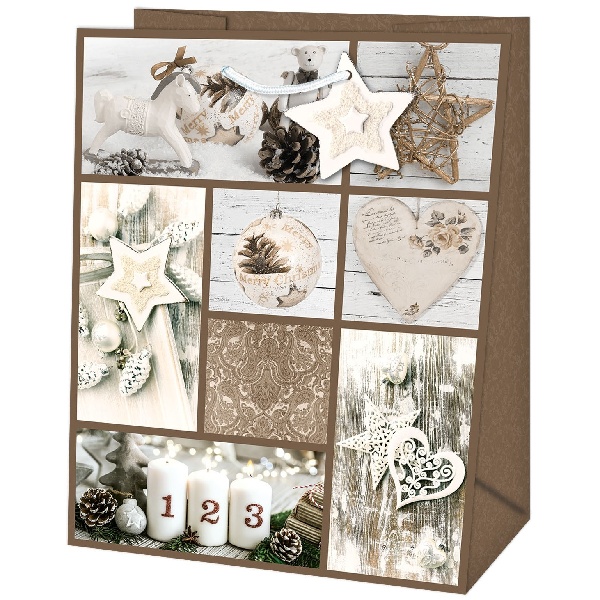 Ta�ka d�rkov� Medium V�no�n� kol� Natur 19 x 10,2 x 23 cm