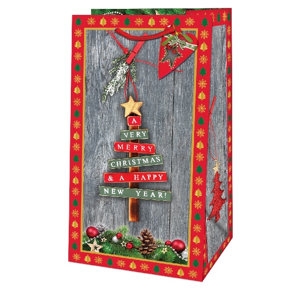 Ta�ka d�rkov� Piccolo V�no�n� ozdoby �erven�/zelen� 21 x 11 x 6,5 cm