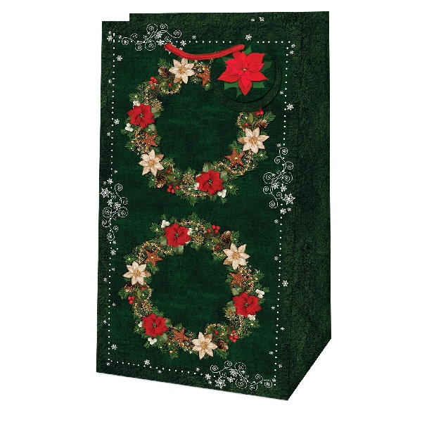 Ta�ka d�rkov� Piccolo zelen� V�no�n� v�nec 21 x 11 x 6,5 cm
