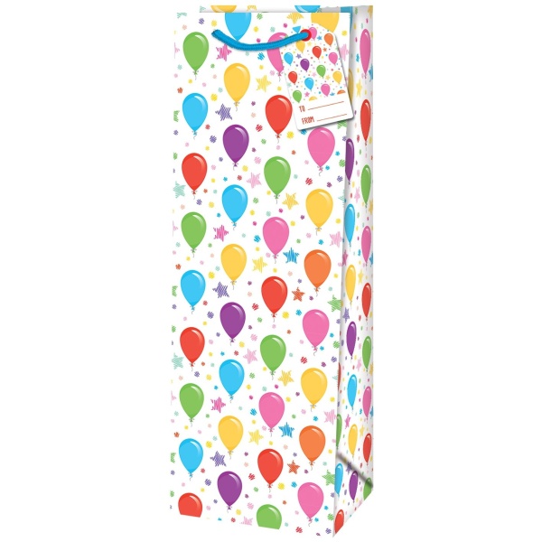 Ta�ka d�rkov� na l�hev Bal�nky multicolor 12,6 x 8,9 x 36 cm