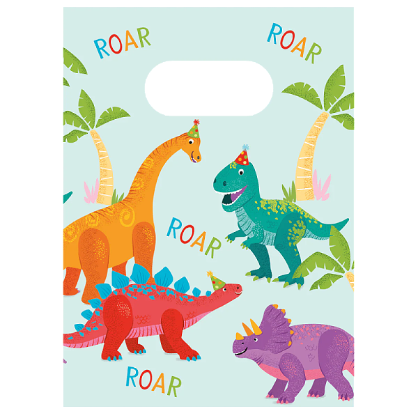 Ta�ky pap�rov� Dino 4 ks