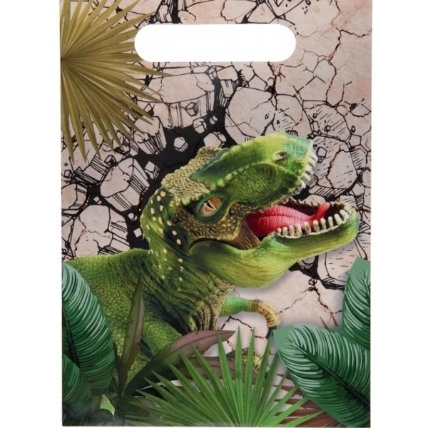 Ta�ti�ky pap�rov� Dinosaur 16,50 x 23 cm 10 ks