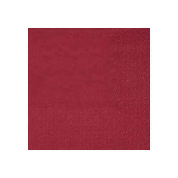 Ubrousky pap�rov� Burgundy 21 x 20 cm 10 ks