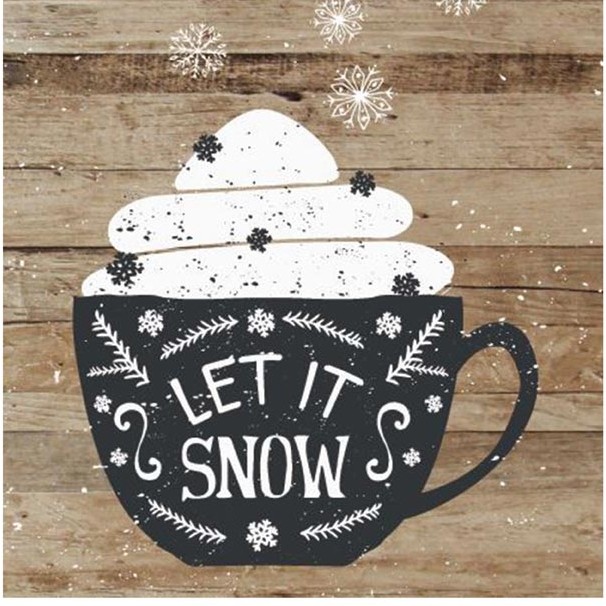 Ubrousky pap�rov� Let It Snow 20 ks