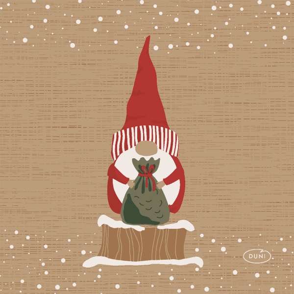 Ubrousky pap�rov� Sk��tek Natural Tomte 33 x 33 cm 20 ks