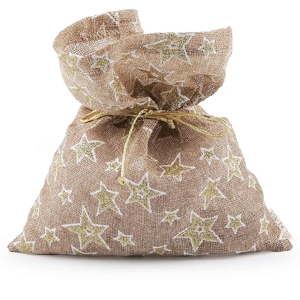 V�no�n� d�rkov� pytl�k 22x27 cm re�n� p��rodn� zlat� 1 ks