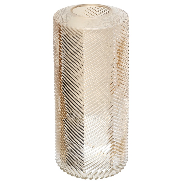 V�za dekora�n� geometrick� zlat� 7,5 x 17 cm