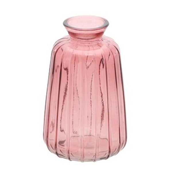 V�zi�ka sklen�n� Verone r��ov� 7 x 11 cm