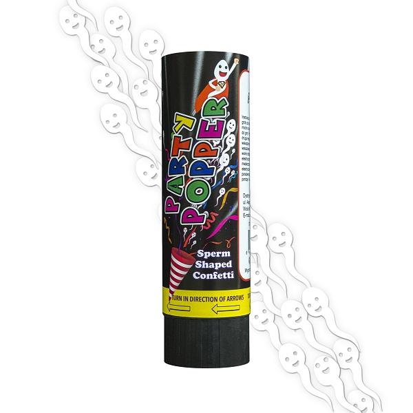 Vyst�elovac� konfety Spermie 15 cm