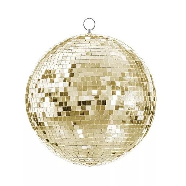 Z�v�sn� disco koule zlat� 30 cm