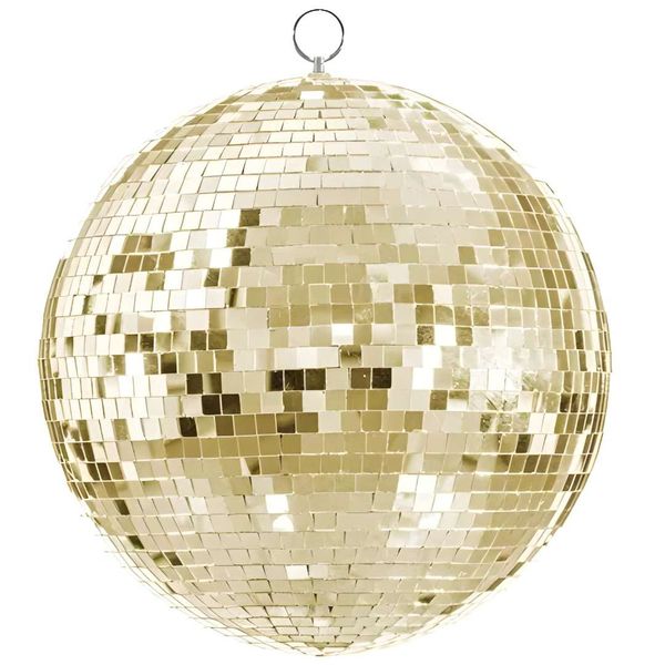 Z�v�sn� disco koule zlat� 40 cm