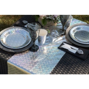 Stolov� �erpa t�pytiv� st��brn� 27cm/3m