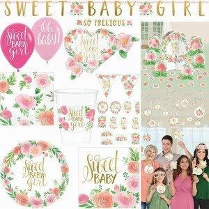 GIRLANDA vlaje�kov� Floral Baby Girl 457cm
