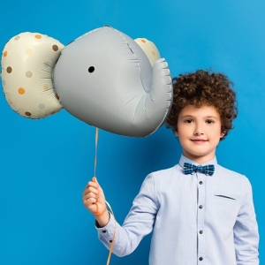 Bal�nek f�liov� 3D Slon �ed� 63x50cm