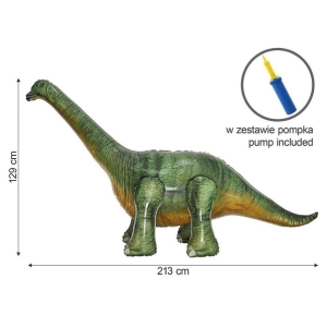 Bal�nek f�liov� Brachiosaurus s pumpou 213x86x129 cm