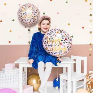 BAL�NEK f�liov� Happy Birthday Lu�n� kv�t�