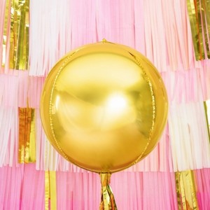 BAL�NEK f�liov� koule zlat� 40cm