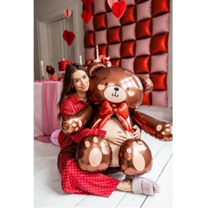 F�liov� bal�nek sed�c� Medv�dek 59x88 cm