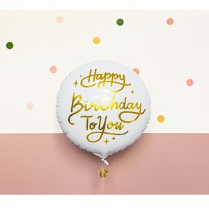 BAL�NEK f�liov� kulat� b�l� Happy Birthday To You