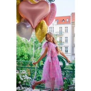 Bal�nek f�liov� Srdce rose gold 61 x 53 cm