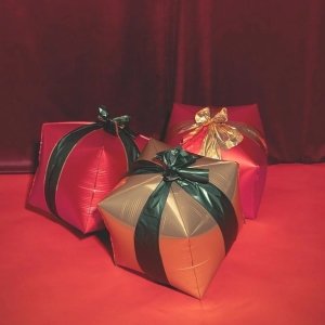 Bal�nky f�liov� V�no�n� d�rky 34x36 cm 3 ks