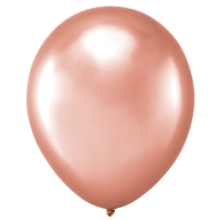 Bal�nek latexov� chromov� rose gold 30 cm 1 ks