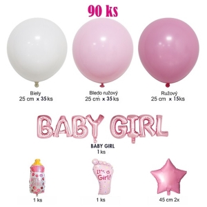 Bal�nkov� girlanda Baby Girl
