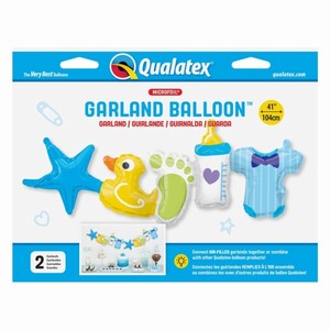 BAL�N girlanda narozen� chlape�ka modr� 104 cm