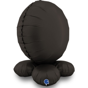 Bal�nkov� z�kladna mini kapky sat�nov� �ern� 33 cm